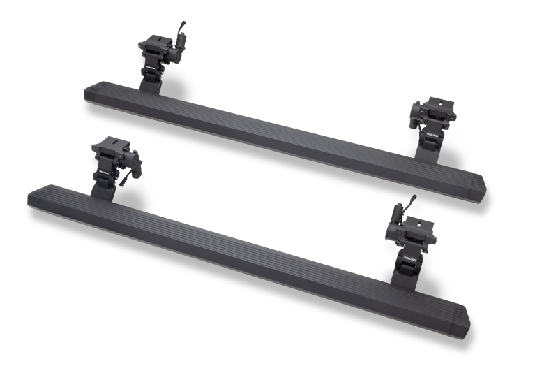 Jeep Wrangler Electric Running Boards - Go Rhino - VoltStep E1 Retractable, Dual-Motor, 6-inch, LED Lighting - Textured Black - `18-`24 Jeep Wrangler Electric Running Boards - Go Rhino - VoltStep E1 Retractable, Dual-Motor, 6-inch, LED Lighting - Textured Black - `18-`24